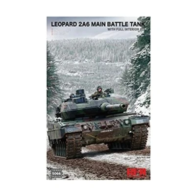 Image of Rye Field Model RM5066 Leopard 2 A6 Main Battle Tank with Full Interior Scale 1:35 Making