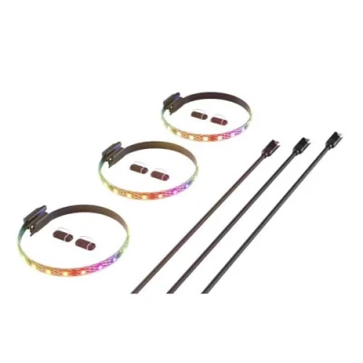 Image of HYTE LS10 RGB Light Strips 330mm Black 3 Pack