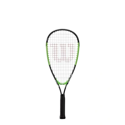 Image of Wilson Blade Squash Racket Junior, Black/Green, One Size