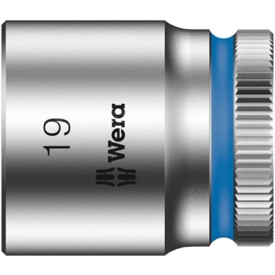 Image of Wera Zyklop Socket 3/8in Drive 19mm