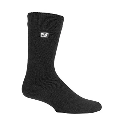 Image of HEAT HOLDERS Ultra Lite Mens Thin 1.0 TOG Winter Warm Lightweight Casual Thermal Dress Socks (6 11 uk, Charcoal)