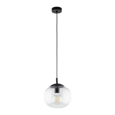 Image of TK Lighting Vibe pendant light, clear glass, Ø 25 cm