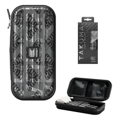 Image of TARGET Darts ENTO Takoma Wallets Volar Dart Storage Case Wallet, Carrying Case, Holds 3 Fully Assembled &amp; Accessories, Protective EVA Holder