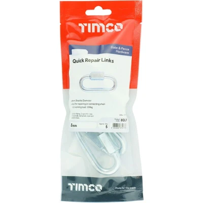 Image of 3x TIMCO Quick Repair Links Zinc 8QLP