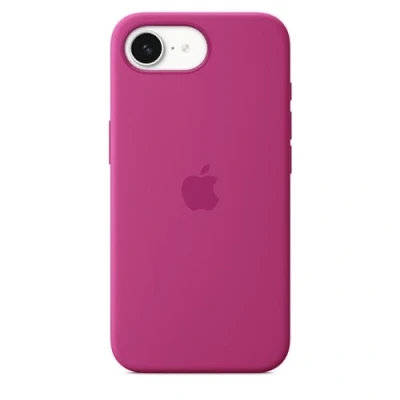 Image of Apple Silicone Back Cover Pink iPhone 16e