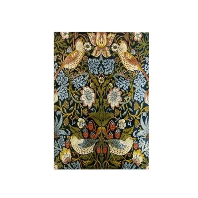 Image of 3dRose William Morris Strawberry Thief Pattern Towel, Cotton Polyester, Multi Colour, 15 x 22 Inch