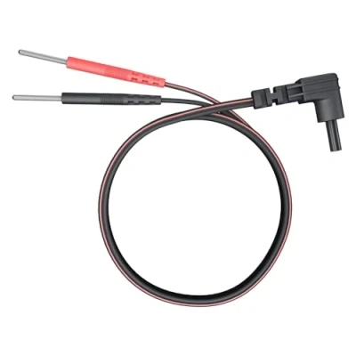 Image of iStim 45&quot; Lead Wires Replacement for TENS/EMS/IF Electrodes Units Pads /∅2mm pin Cable connectors (4 Pieces)