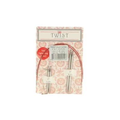 Image of ChiaoGoo Interchangeable Needle Tips Combo Pack, Red, 3.25mm
