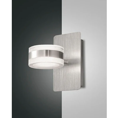 Image of Dunk LED Up &amp; Down Wall Light Brushed Aluminum Glass