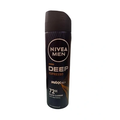 Image of Nivea men deep black carbon espresso deodorant spray 150ml