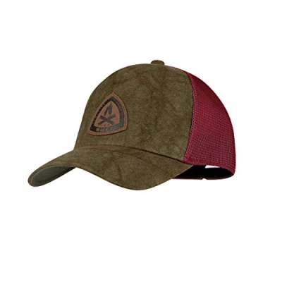 Image of Buff Trucker Cap Lowney Khaki Unisex L/XL