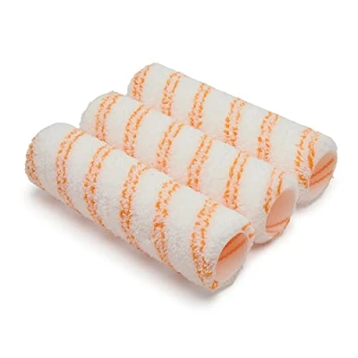 Image of HAM Trade 9&quot; MED Pile Sleeves 3PK, White/Orange