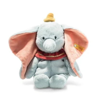 Image of Steiff 024559 Dumbo Soft Cuddly Friends Disney Originals, Lightblue, 30 cm