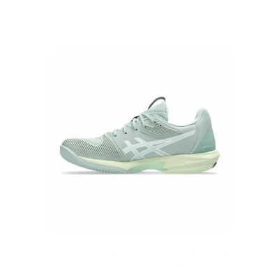 Image of Asics Solution Speed FF 3 Clay court tennis shoes, Women&#039;s, Size: 7.5, Lichen rock white shoes