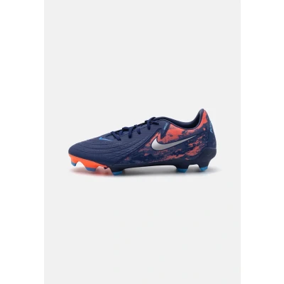 Image of Nike Performance Phantom GX II Academy FG/MG Moulded stud football boots, Men&#039;s, Size: 11, Blue void/chrome Synthetics