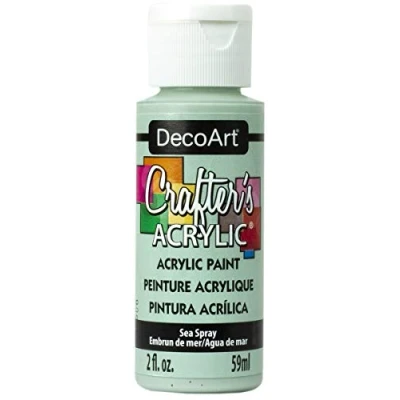 Image of DecoArt Acrylic Paint for Arts and Crafts, Sea Spray, 2oz