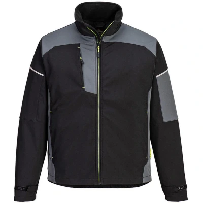 Image of Portwest PW3 Softshell Jacket (3L) Black/Zoom Grey Large