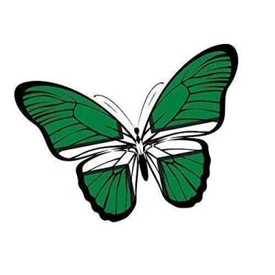 Image of Sticar it Ltd Beautiful Butterfly Devon County Flag Vinyl Car Sticker Decal (130x90mm approx (sml))