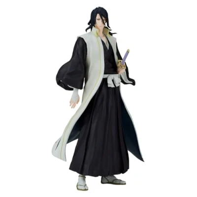 Image of BANPRESTO BLEACH Byakuya Kuchiki Figurine Solid And Souls 17cm