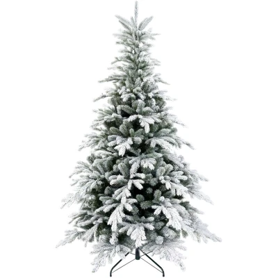 Image of HOMCOM 5 ft Artificial Christmas Tree with Realistic Snow Branches LED Lights 830 897V73GN