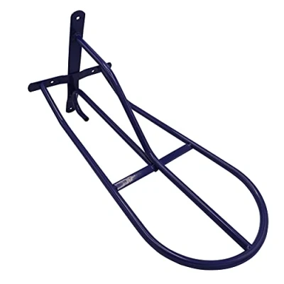 Image of Secure Fix Direct Wall Mounted Saddle Rack Stand Purple (Horse Riding Tack Room Stable)