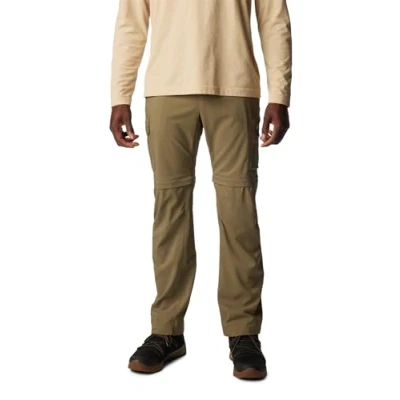 Image of Columbia Men&#039;s Silver Ridge Utility Convertible Pant Hiking Trousers, Stone Green, Size W36/L32