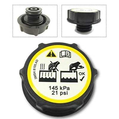 Image of Radiator Expansion Water Tank Cap, Coolant Cap Cover, Lid, 1301104, 30680002, LR000243, LF5015205A