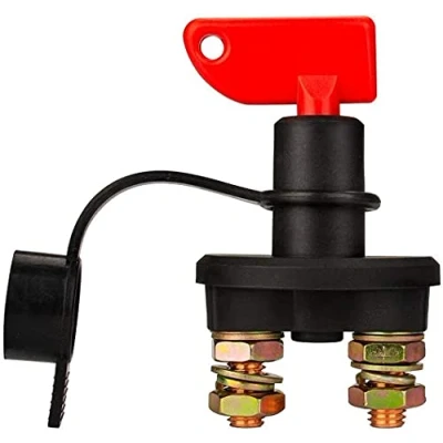 Image of 12V 24V 200A Car Auto Battery Switches Isolator Disconnect Cut Off Power Kill Switch Master Out/Off for Marine Boat RV ATV Vehicles
