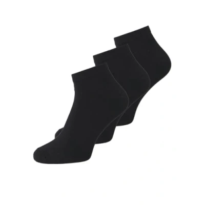 Image of JACK &amp; JONES Men&#039;s Jacbasic Bamboo Short Sock 3 Pack Noos, Black, One Size