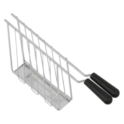 Image of SPARES2GO Sandwich Toast Cage Rack for Toaster Toastie Holder with Drip Tray