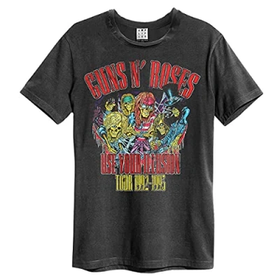 Image of Amplified Guns N Roses Use Your Illusion Unisex T Shirt, Charcoal, XXL