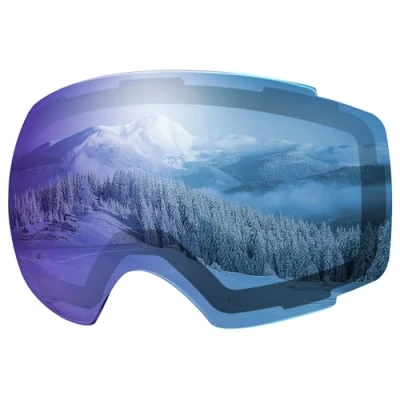 Image of OutdoorMaster Ski Goggles PRO Replacement Lens 20+ Choices (VLT 33% Ice Blue)