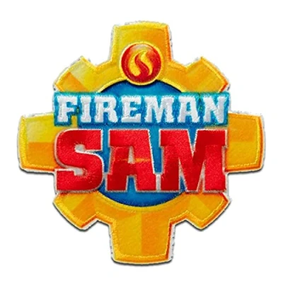 Image of Fireman Sam © Logo Coat of arms Patches/Iron on/Iron On/Appliques/Iron on/Applique/Patches/Patches