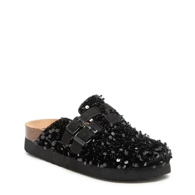 Image of Rocket Dog Women&#039;s ABEL Mule, Sequins Black, 8 UK