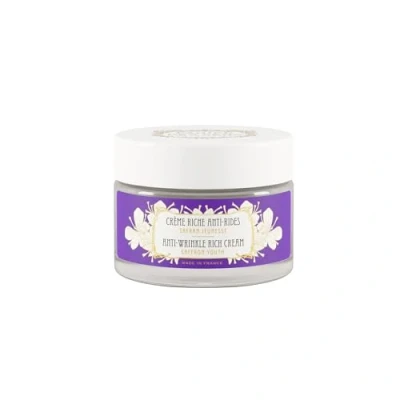 Image of Panier des Sens Anti Aging Face Cream with Hyaluronic Acid + Saffron Extract Wrinkle and Lift Skin Care for Women Made in France Facial Moisturiser 95% Natural Ingredients 50 ml