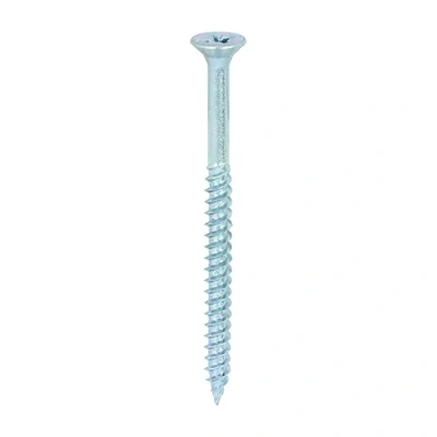 Image of TIMCO Twin Threaded Woodscrews PZ Double Countersunk 12 x 3 Zinc Plated Box of 200