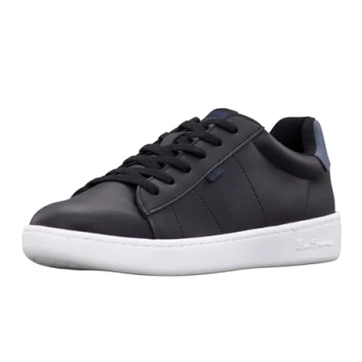 Image of Ben Sherman Men&#039;s Hampton Sneaker, Black/White/Navy, 11 UK