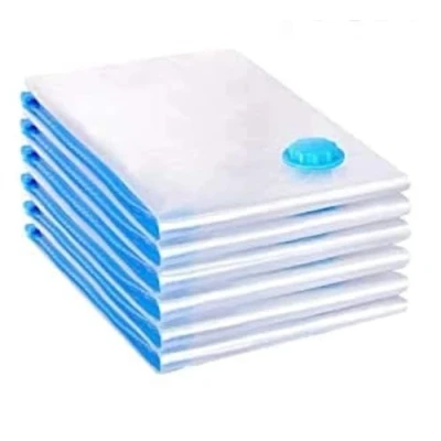 Image of TAHA ® 10 Pack 70 x 50 Vacuum Clothes Storage Bags Seal VAC Bag Space Saving
