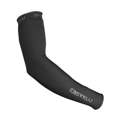 Image of CASTELLI 4519530 010 THERMOFLEX 2 ARMWARMER Muscle warmer Men&#039;s BLACK Size L