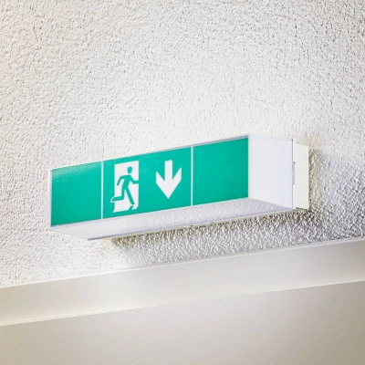 Image of Arcchio Nevian LED emergency light, plastic