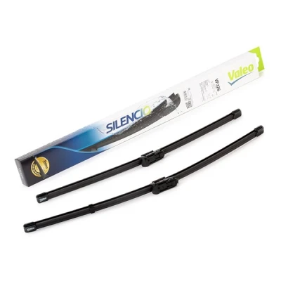Image of 6Q1955425C, 6Q1955426A Wiper BLADE VALEO SILENCIO X.TRM, FLAT SET 574382 VOLKSWAGEN: Golf 4, Polo IV Hatchback, Transporter 4