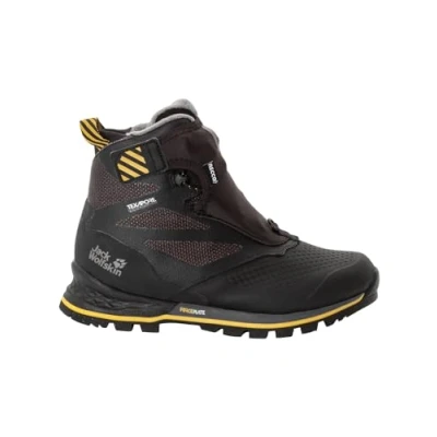 Image of Jack Wolfskin Women&#039;s 1995 Series Texapore MID W Walking Shoe, Black/Burly Yellow XT, 7 UK