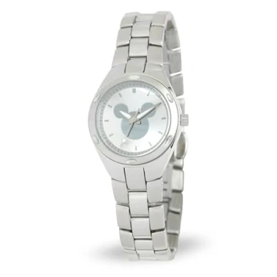 Image of Disney Women&#039;s W001908 Mickey Mouse Silver Tone Watch