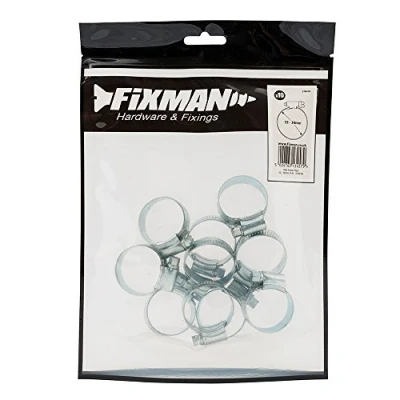 Image of Fixman Hose Clips 10pk 22 30mm (1A)