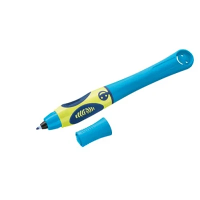 Image of Pelikan Griffix 820455 Ink Pen for Left Handed Users, NeonFreshBlue, Pack of 1 in Folding Box