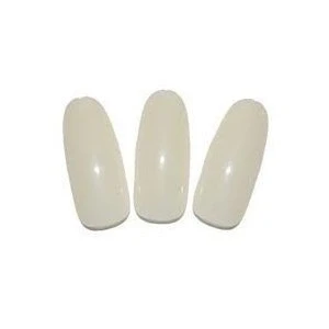 Image of 500 oval Natural Full cover False Nail tips art rounded Nik&#039;s