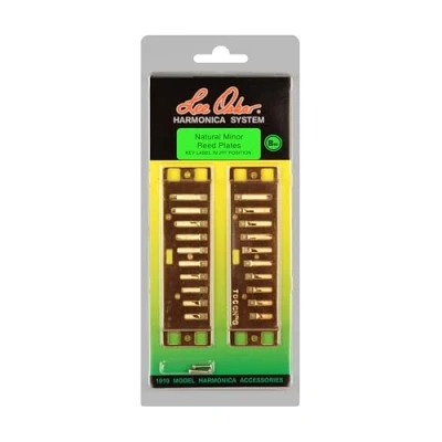 Image of Lee Oskar 797152 Harmonic Minor Replacement Tuning Plates/Reed Plates, B