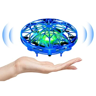 Image of kizplays UFO Mini Drone, Kids Toys Hand Controlled Helicopter RC Quadcopter Infrared Induction Remote Control Aeroplanes Flying Toy for Boys Girls