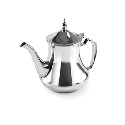 Image of IBILI Mahdia Arabian Teapot, 0.65 Litres, Stainless Steel