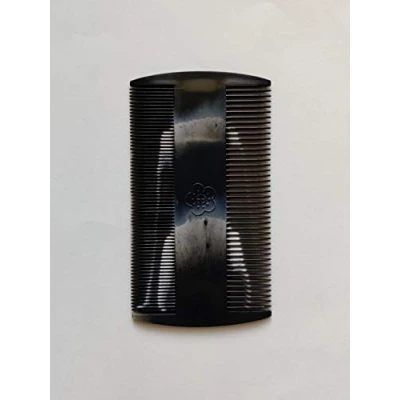 Image of Hair Lice Nit Flea Comb Double Sided Plastic Fine Teeth Head Combs Adults Kids (Black)